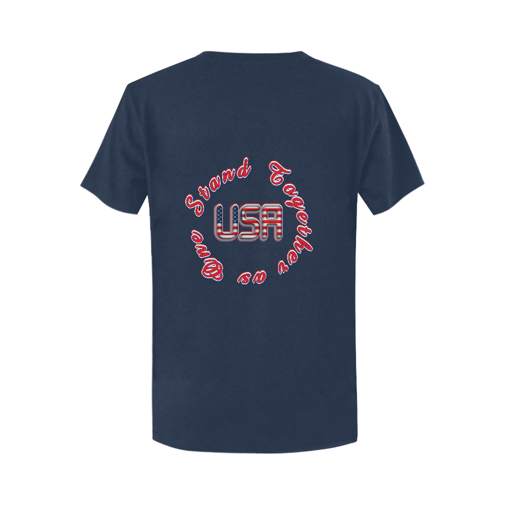 USA one Women's T-Shirt in USA Size (Two Sides Printing)