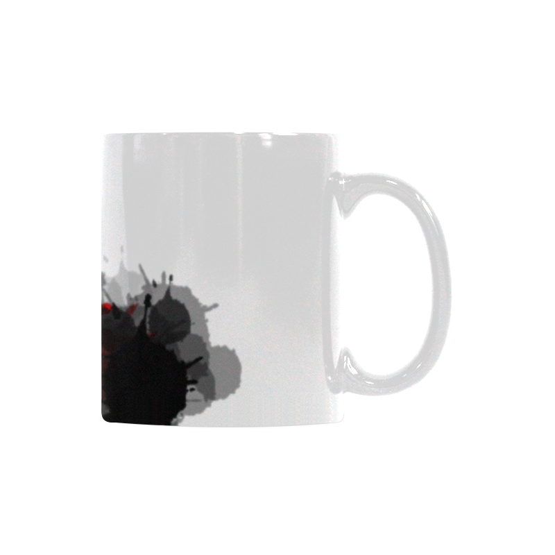 Ink Splatter White Mug(11OZ)
