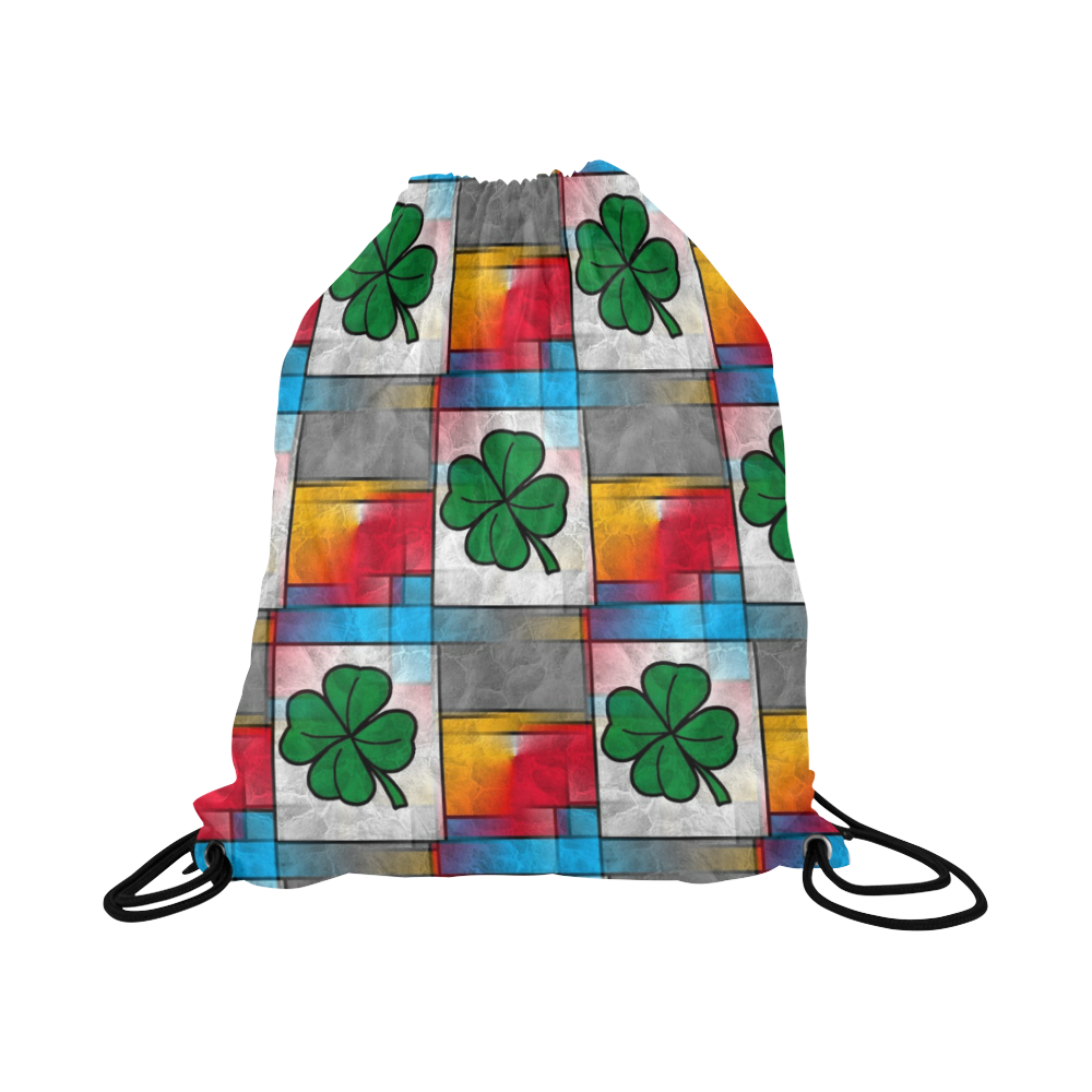 Luck by Popart Lover Large Drawstring Bag Model 1604 (Twin Sides)  16.5"(W) * 19.3"(H)