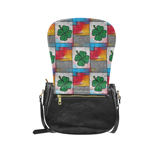 Luck by Popart Lover Classic Saddle Bag/Large (Model 1648)