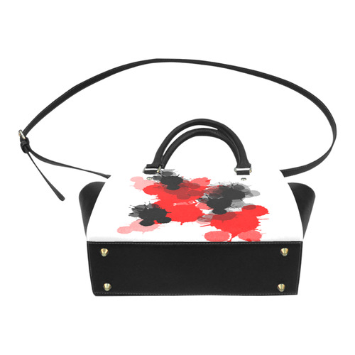 Ink Splatter Classic Shoulder Handbag (Model 1653)