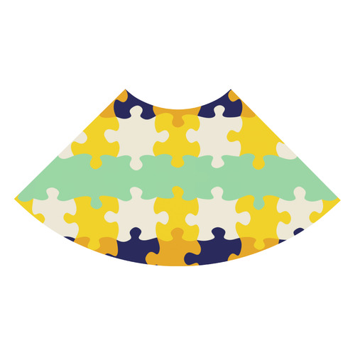 Puzzle pieces 3/4 Sleeve Sundress (D23)