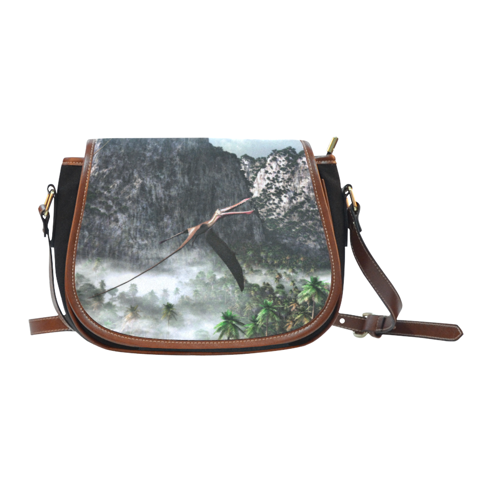Anhanguera Dinosaur Saddle Bag/Small (Model 1649)(Flap Customization)