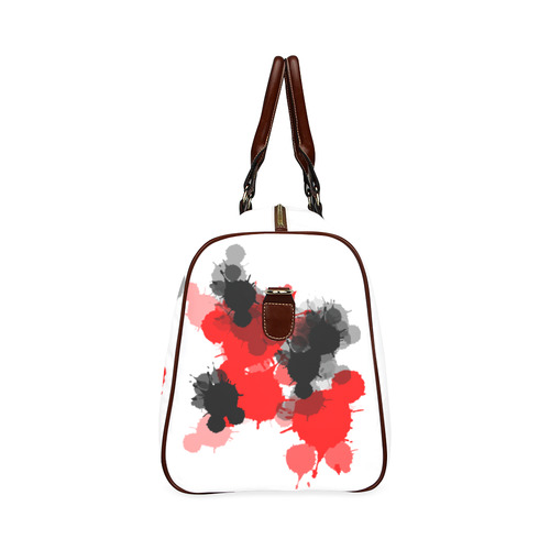 Ink Splatter Waterproof Travel Bag/Large (Model 1639)