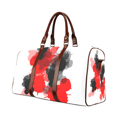 Ink Splatter Waterproof Travel Bag/Small (Model 1639)