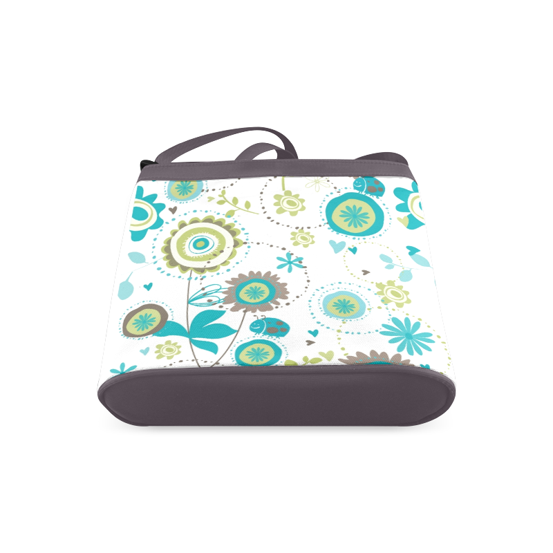 Floral_seamless_pattern Crossbody Bags (Model 1613)