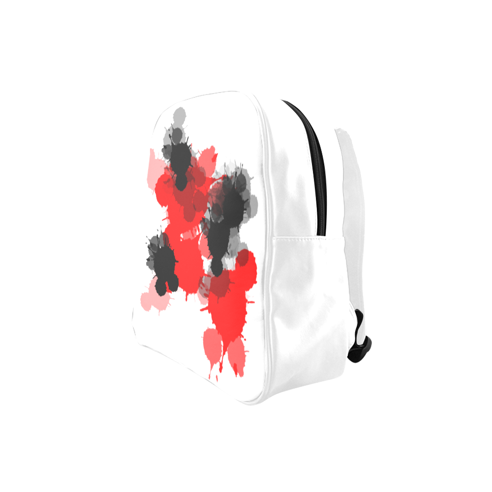 Ink Splatter School Backpack (Model 1601)(Small)