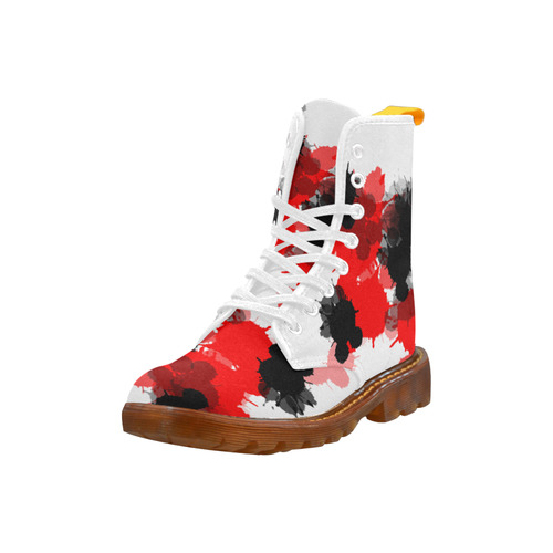 Ink Splatter Martin Boots For Women Model 1203H