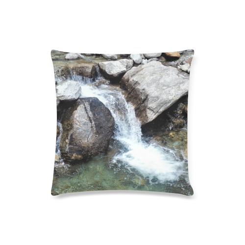 river Custom Zippered Pillow Case 16"x16"(Twin Sides)