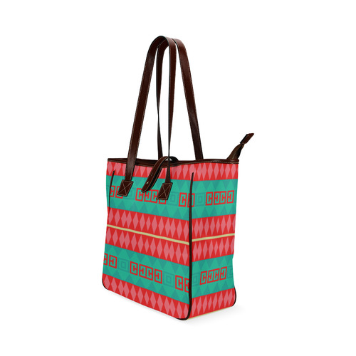 Rhombus stripes and other shapes Classic Tote Bag (Model 1644)