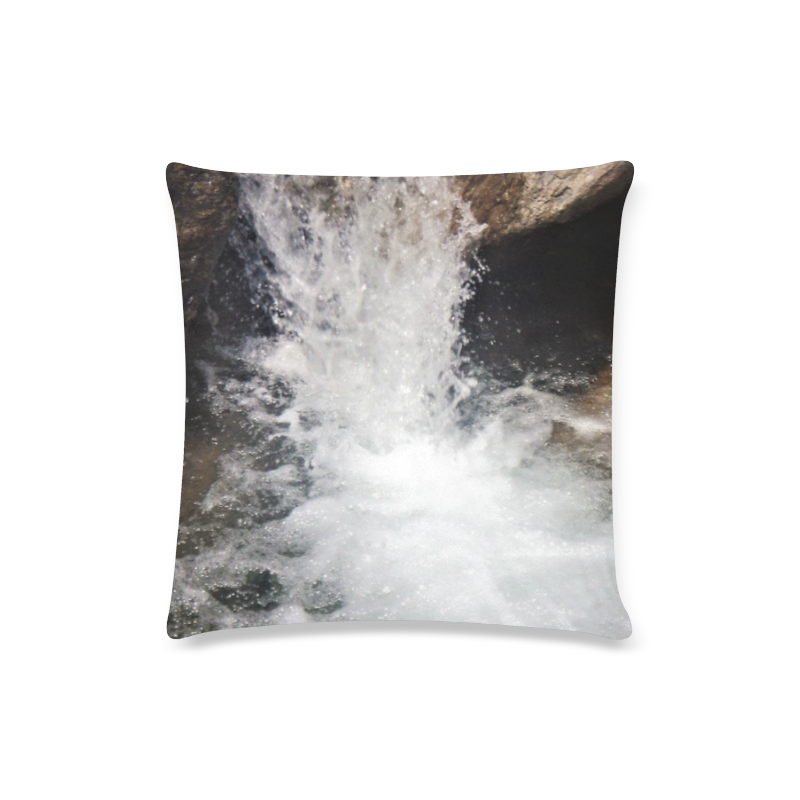 water Custom Zippered Pillow Case 16"x16"(Twin Sides)