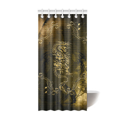 Wonderful chinese dragon in gold Shower Curtain 36"x72"