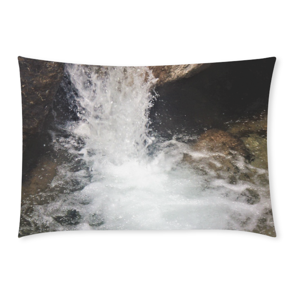 water Custom Rectangle Pillow Case 20x30 (One Side)