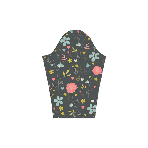 Flowers Round Collar Dress (D22)