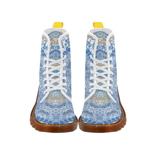 royal blue Martin Boots For Women Model 1203H