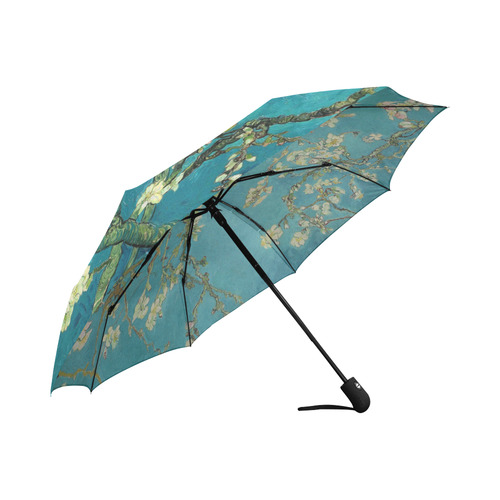 Vincent Van Gogh Blossoming Almond Tree Floral Art Auto-Foldable Umbrella (Model U04)