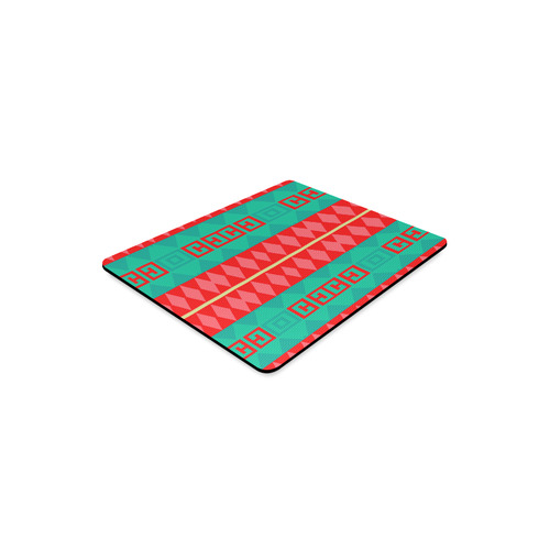 Rhombus stripes and other shapes Rectangle Mousepad