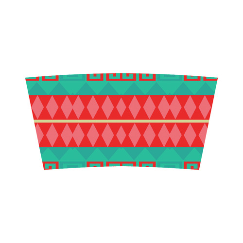 Rhombus stripes and other shapes Bandeau Top