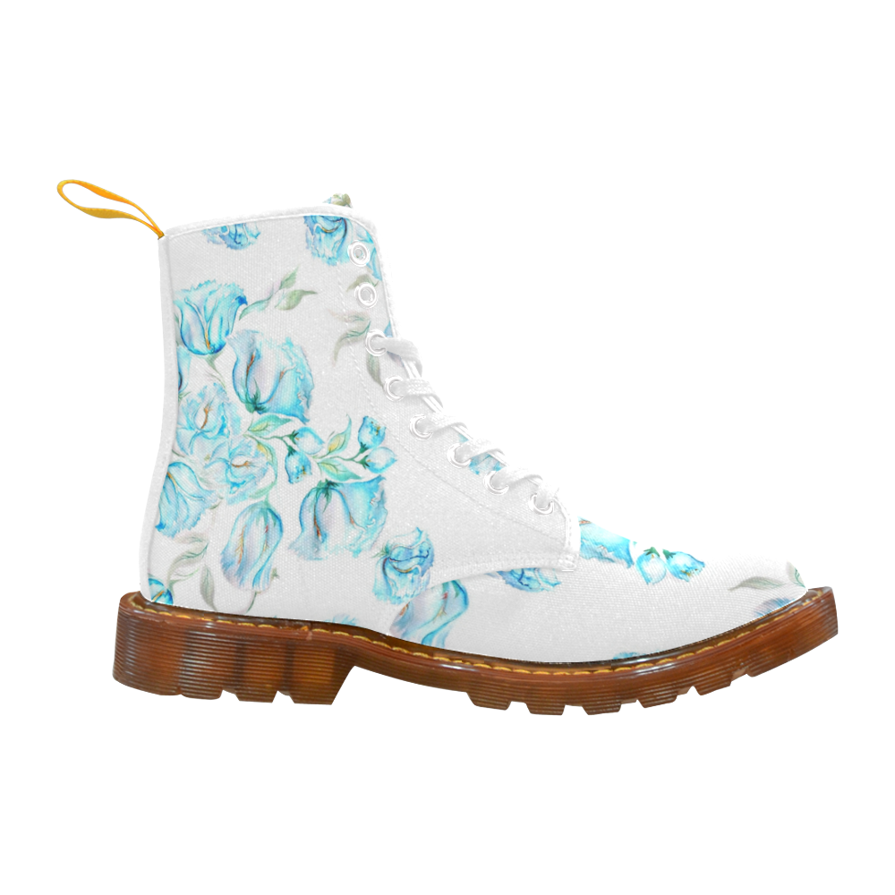 Chinese Peonies v Martin Boots For Women Model 1203H