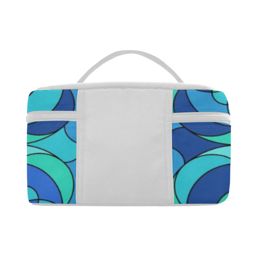 Retro Pattern 1973 C by JamColors Cosmetic Bag/Large (Model 1658)