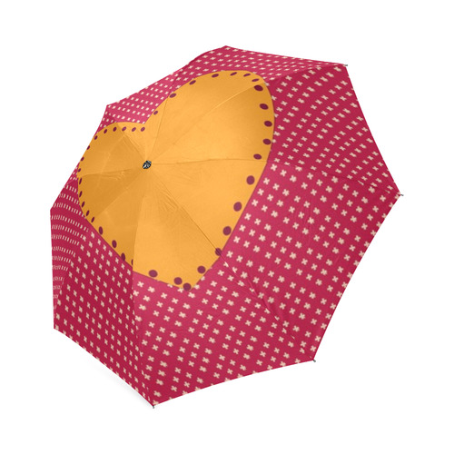 elegant-heart Foldable Umbrella (Model U01)