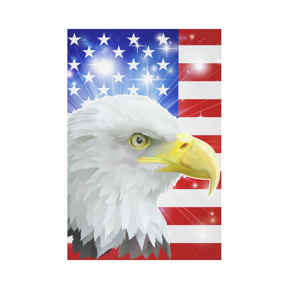 American eagle flag Garden Flag 12‘’x18‘’（Without Flagpole）