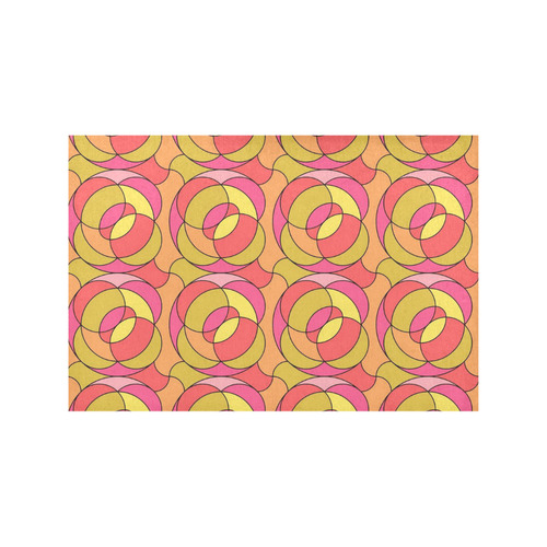 Retro Pattern 1973 E by JamColors Placemat 12''x18''