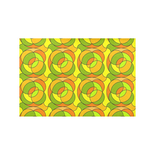 Retro Pattern 1973 A by JamColors Placemat 12''x18''