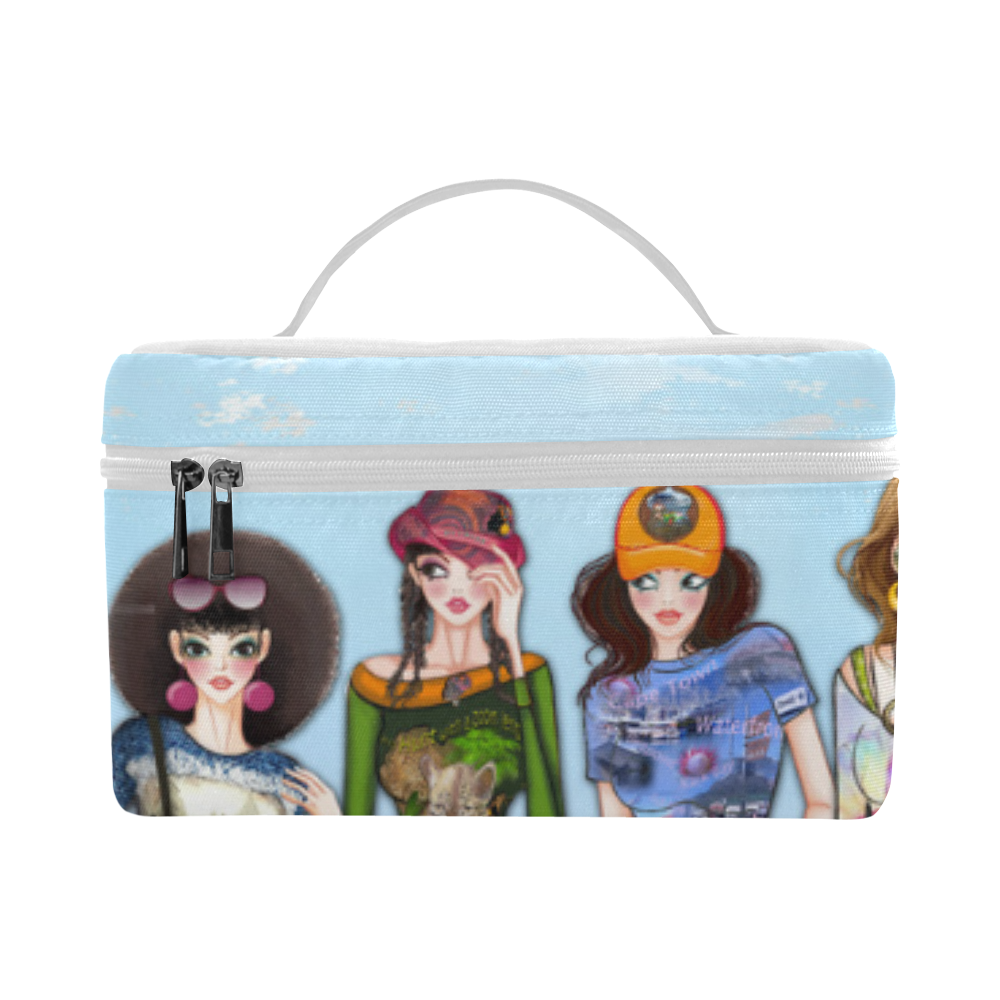 Trendy Fashion girls Cosmetic Bag/Large (Model 1658)