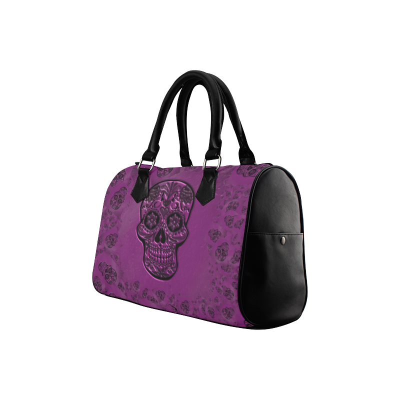 Skull20170229_by_JAMColors Boston Handbag (Model 1621)