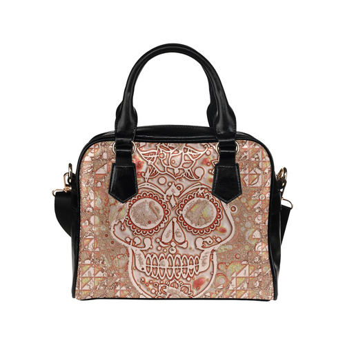 color skull 7 by JamColors Shoulder Handbag (Model 1634)