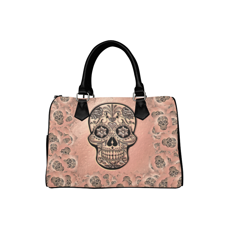 Skull20170245_by_JAMColors Boston Handbag (Model 1621)