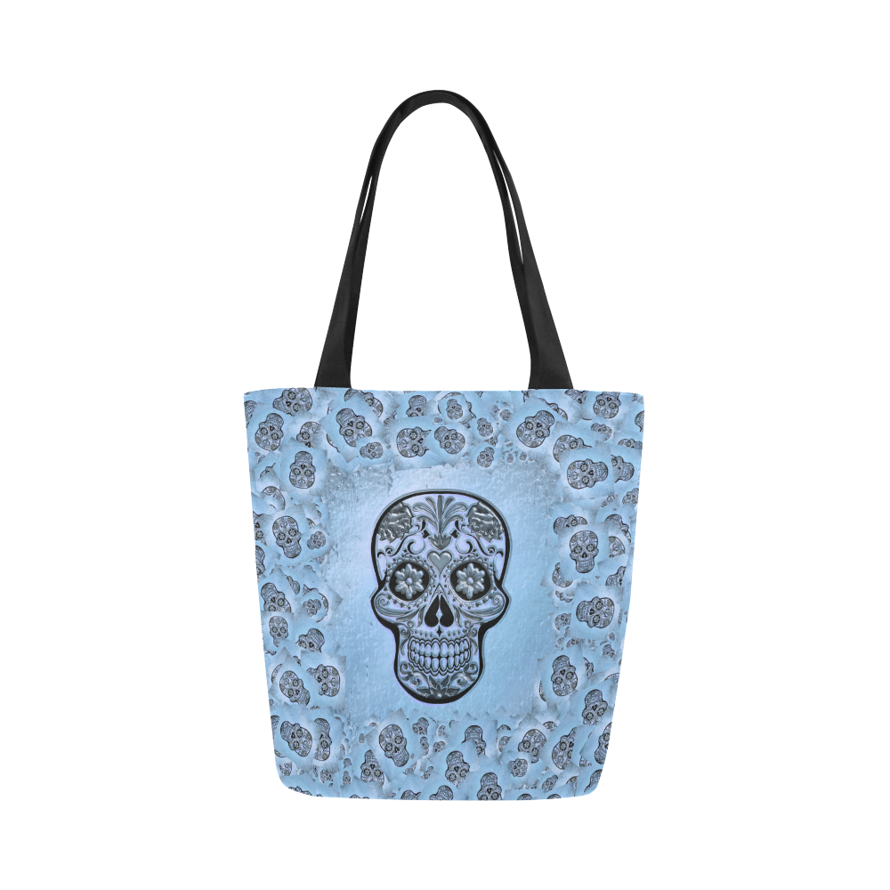 Skull20170239_by_JAMColors Canvas Tote Bag (Model 1657)