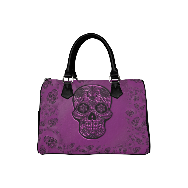 Skull20170229_by_JAMColors Boston Handbag (Model 1621) | ID: D1298291