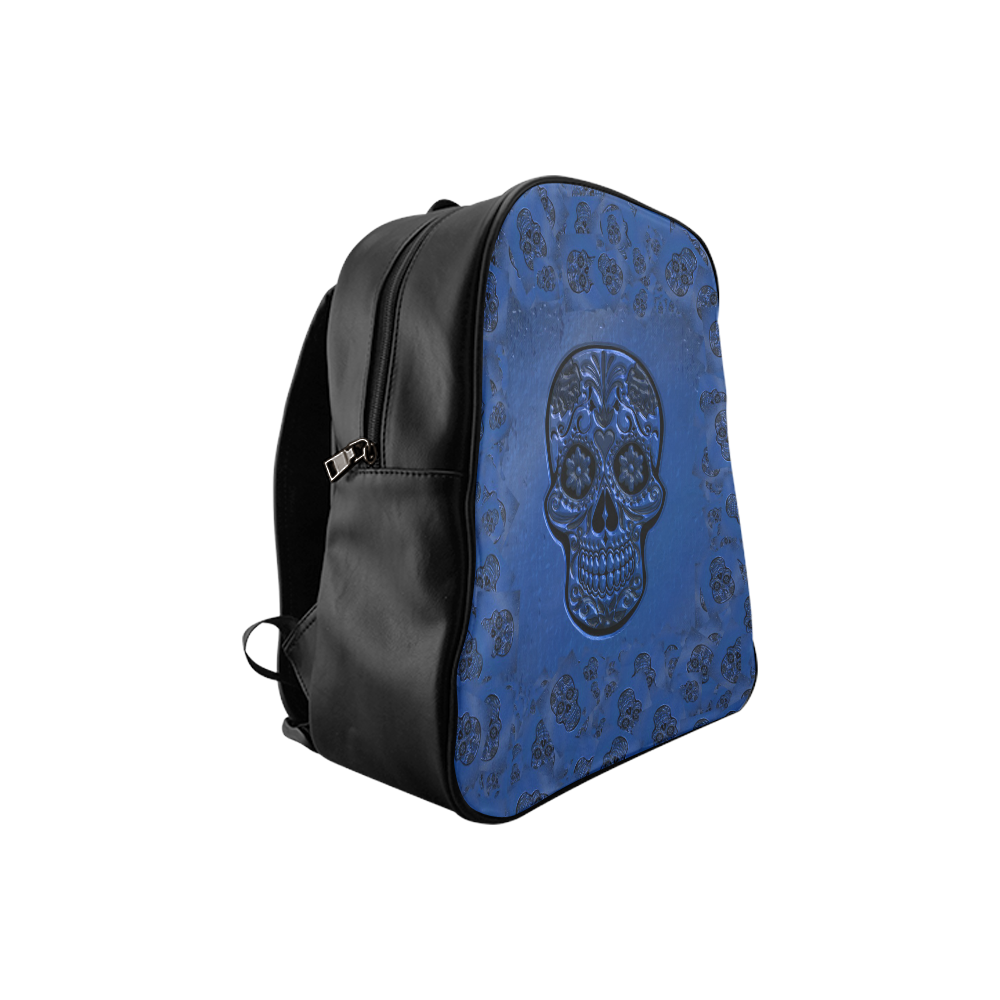 Skull20170226_by_JAMColors School Backpack (Model 1601)(Small)