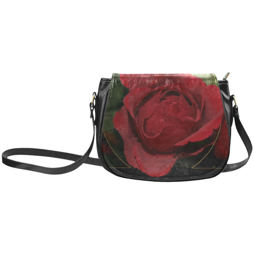Red Rose Classic Saddle Bag/Large (Model 1648)