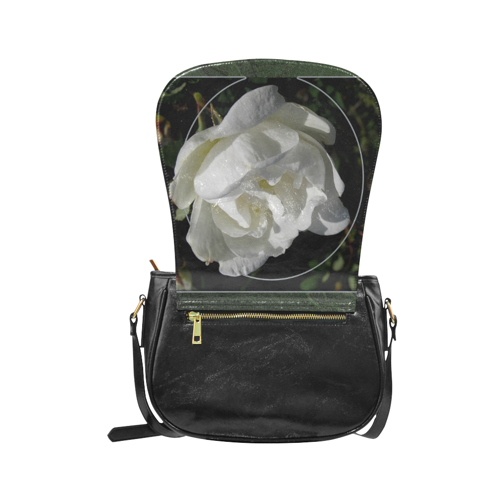 White Rose Classic Saddle Bag/Large (Model 1648)