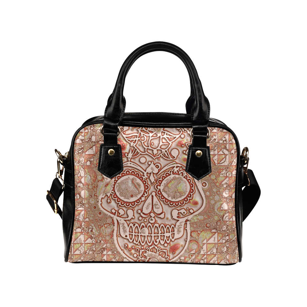 color skull 7 by JamColors Shoulder Handbag (Model 1634)