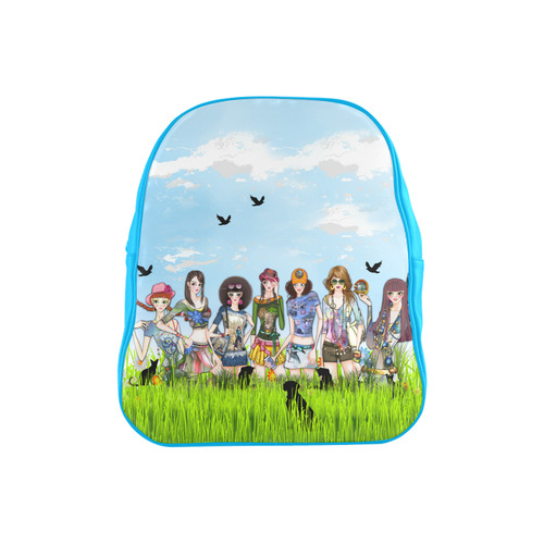 Fashion girls School Backpack (Model 1601)(Small)