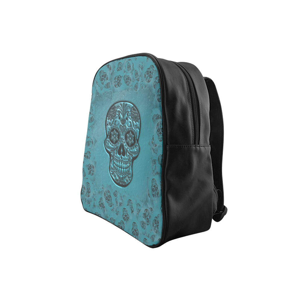 Skull20170225_by_JAMColors School Backpack (Model 1601)(Small)