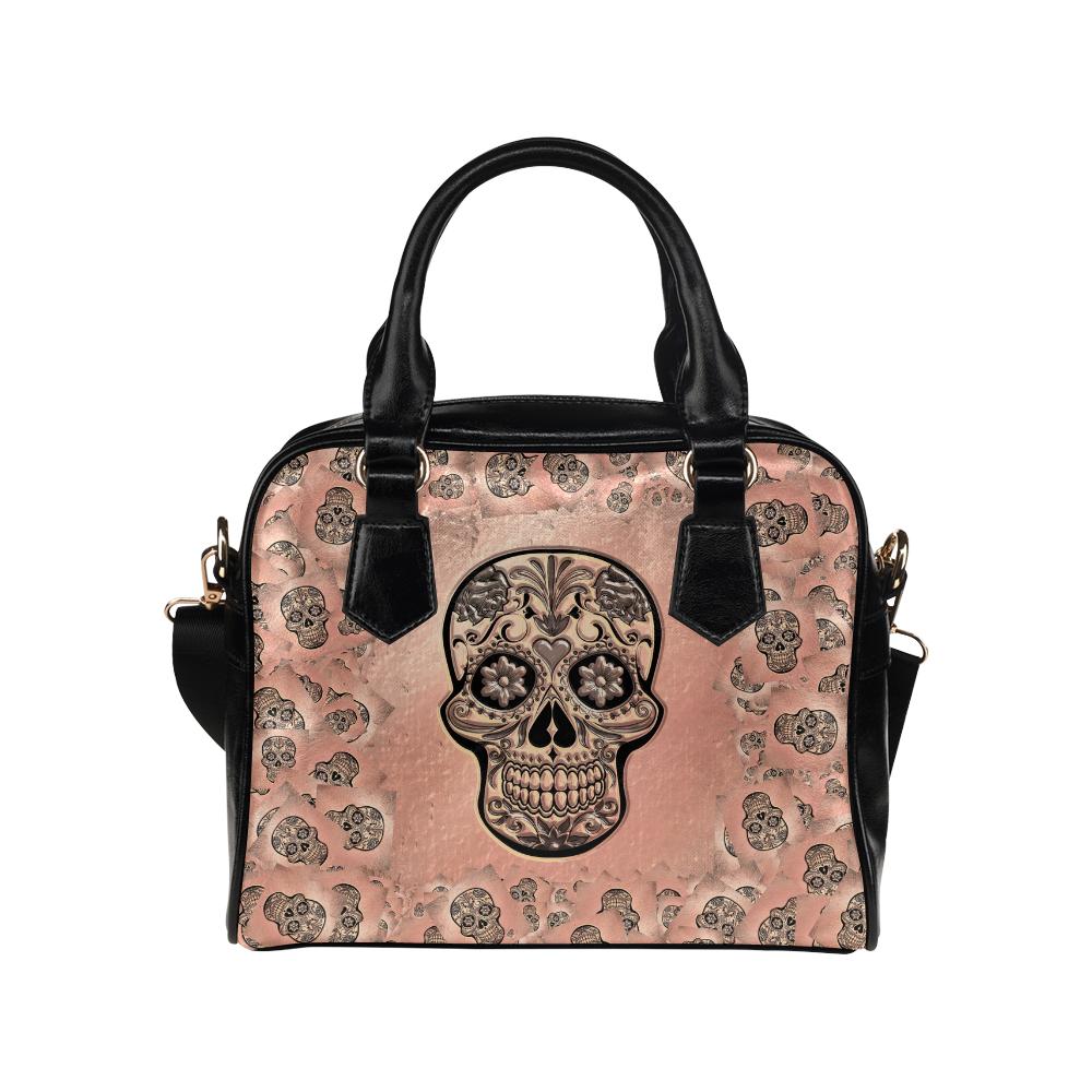 Skull20170245_by_JAMColors Shoulder Handbag (Model 1634)