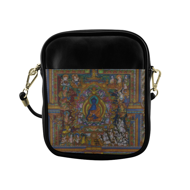 Awesome Thanka With The Holy Medicine Buddha Sling Bag (Model 1627)