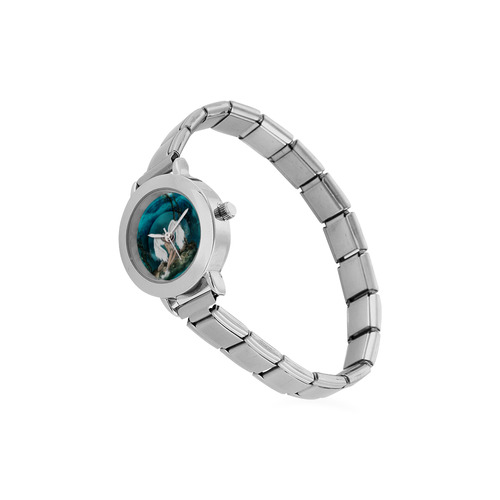 The beautiful white swan fairy Women's Italian Charm Watch(Model 107)