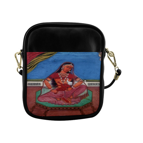 Deity Parvati with her Son Ganesha Sling Bag (Model 1627)