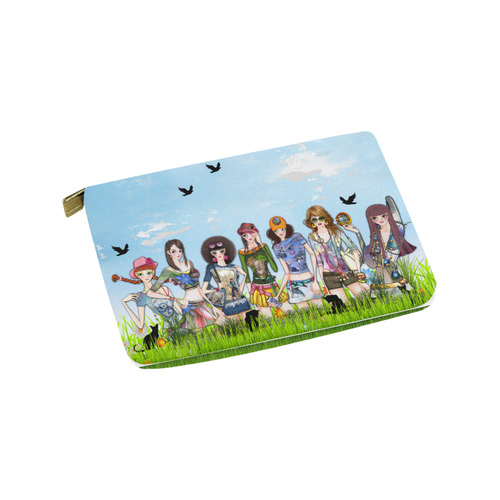 Trendy Fashion girls Carry-All Pouch 9.5''x6''