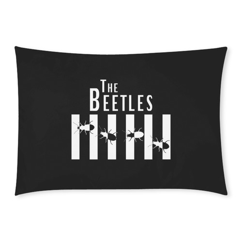 The Beetles on Abbey Road! Custom Rectangle Pillow Case 20x30 (One Side)