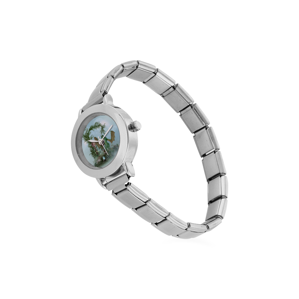 The dragon with cute fairy Women's Italian Charm Watch(Model 107)