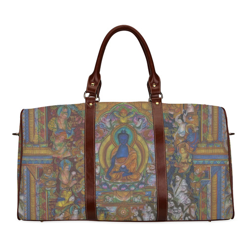 Awesome Thanka With The Holy Medicine Buddha Waterproof Travel Bag/Small (Model 1639)