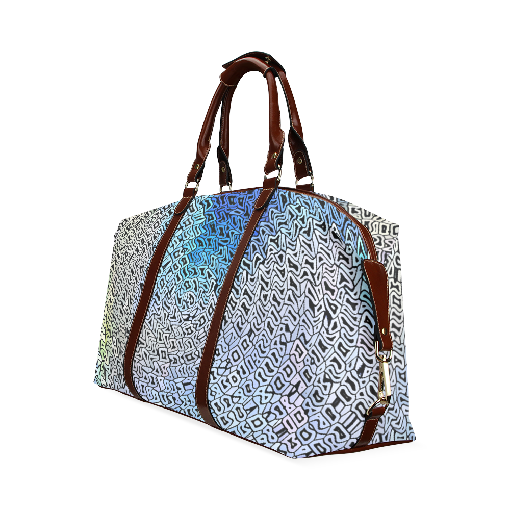 Tribal Mosaic Variation Classic Travel Bag (Model 1643) Remake
