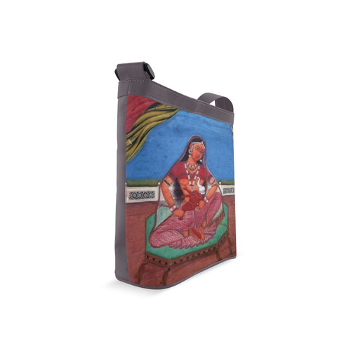 Deity Parvati with her Son Ganesha Crossbody Bags (Model 1613)